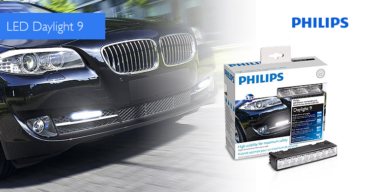 Продажа дневных ходовых огней Philips LED 9